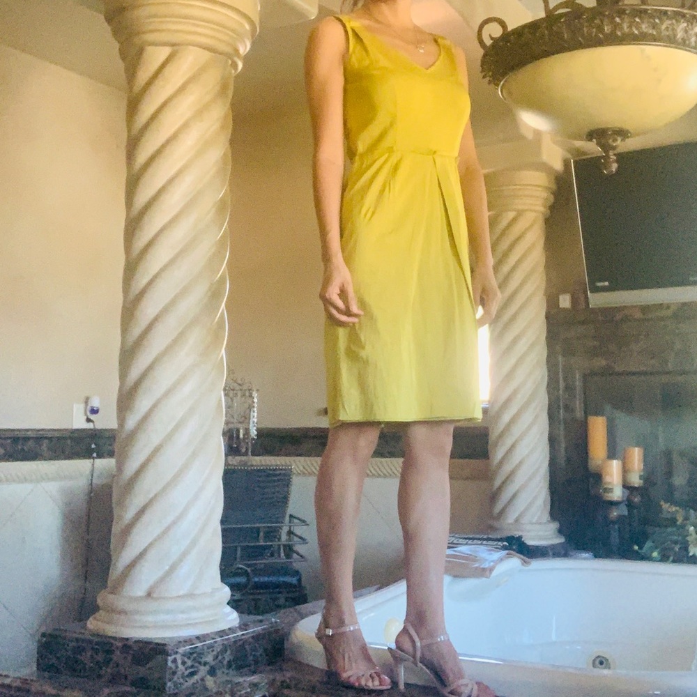 Talbots sleeveless v-neck dress